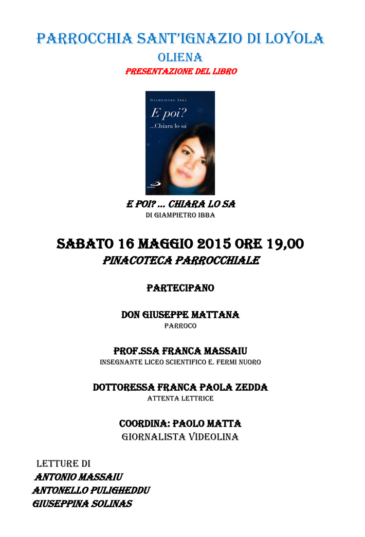 E poi? ...Chiara lo sa, di Giampietro Ibba